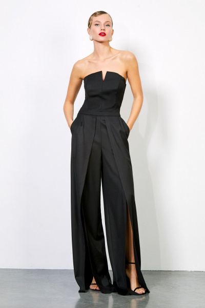 Комбинезон из текстиля с расклешенным силуэтом и карманами Rivoli 5231 - фото 3