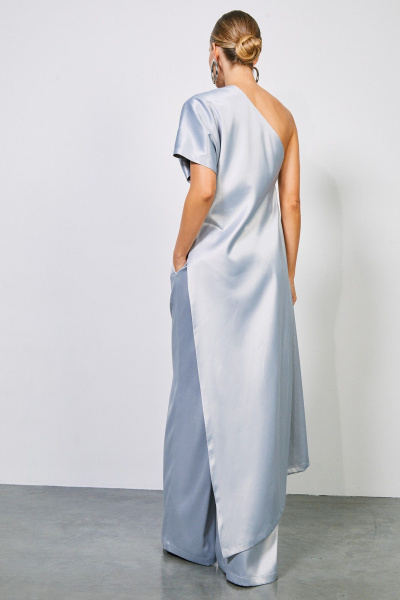 Брюки из атласа с имитацией запаха и карманами Rivoli 5232.2 - фото 3