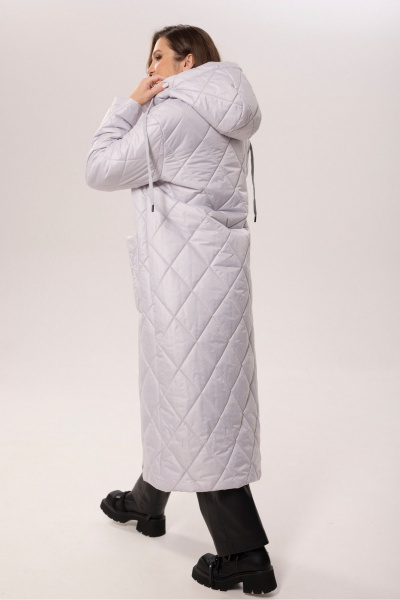 Пальто MALI 524-051 серый - фото 11
