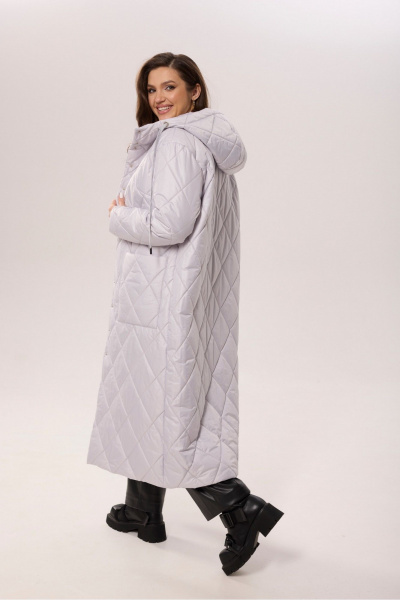 Пальто MALI 524-051 серый - фото 10