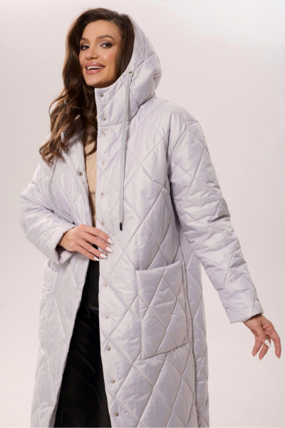 Пальто MALI 524-051 серый - фото 6