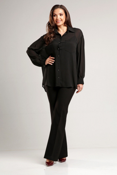 Демисезонная блуза и топ из текстиля с застежкой THE NAME 2367 - фото 1