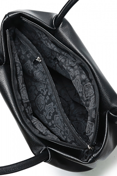 Черная сумка из экокожи для повседневных образов Galanteya 35024.24с1226к45 черный - фото 5