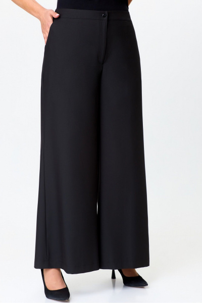 Брюки для повседневного стиля из текстиля DaLi 5721.1 черный - фото 1