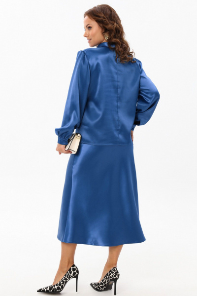 Комплект юбка и блуза с декоративными складками Angelina & Сompany 1189 - фото 6