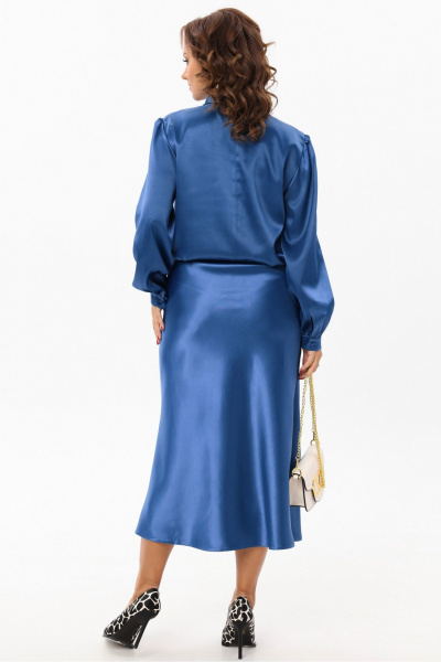 Юбка на резинке из гладкой ткани с высокой талией Angelina & Сompany 1191 - фото 8