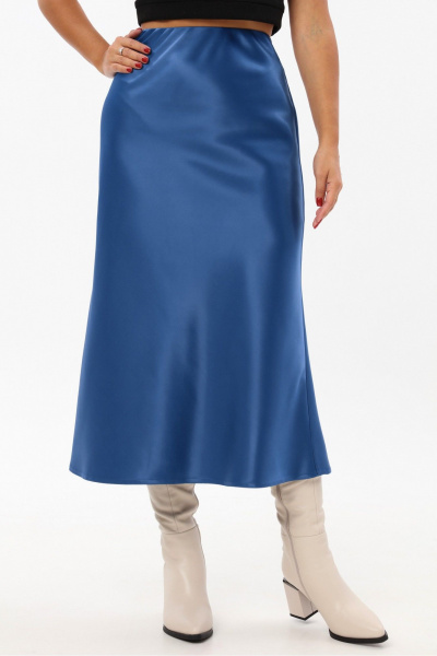 Юбка на резинке из гладкой ткани с высокой талией Angelina & Сompany 1191 - фото 6