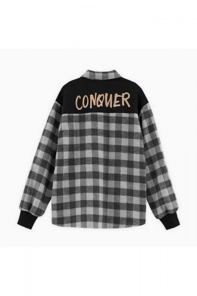 Рубашка прямая в клетку из фланели с накаткой Bell Bimbo 243088 клетка - фото 3