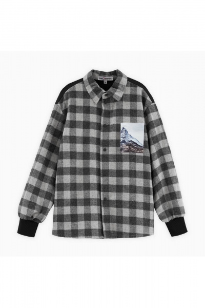 Рубашка прямая в клетку из фланели с накаткой Bell Bimbo 243088 клетка - фото 1