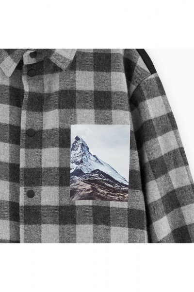 Рубашка прямая в клетку из фланели с накаткой Bell Bimbo 243088 клетка - фото 2