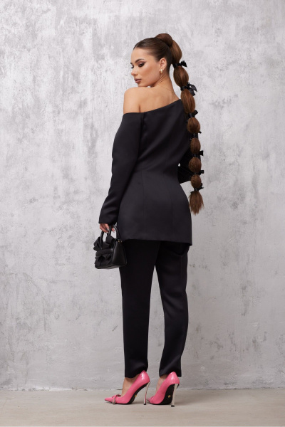 Жакет с одним открытым плечом и карманами на пуговицах Vesnaletto 4059 - фото 8