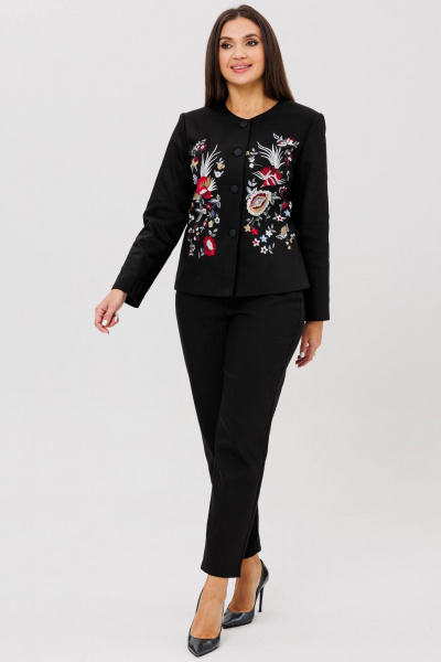 Юбка серебристая из паеточной ткани длиной макси Ma Сherie 1141 черный - фото 2