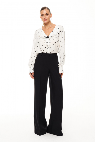 Юбка макси с эластичной тесьмой из пайеточной ткани Панда 210540w белый - фото 4