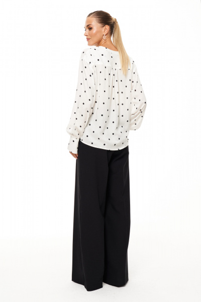 Юбка макси с эластичной тесьмой из пайеточной ткани Панда 210540w белый - фото 5