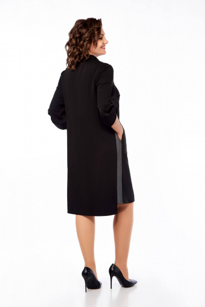 Платье Ольга Стиль С-883 черный - фото 8