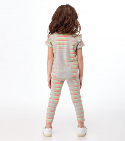 Круглогодичный хлопковый летний джемпер с ярким принтом Panda Kids ПА-244340 мультиколор - фото 2