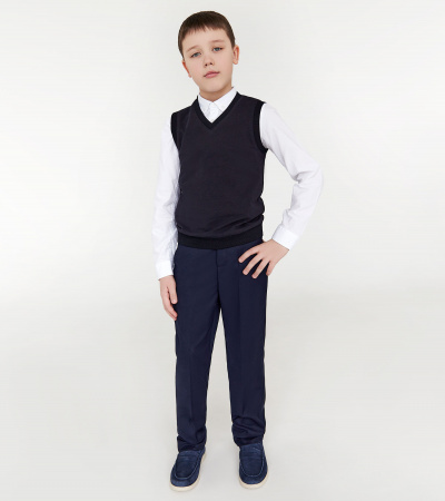 Жилет классический с длиной 46-58 см Panda Kids ПА-261437H синий - фото 1