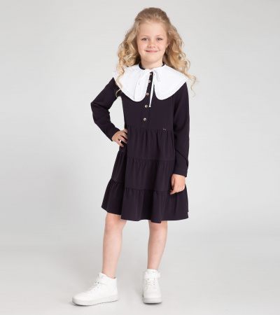 Аксессуар фиксатор воротника из хлопковой ткани с рюшей Panda Kids ПА-257600 белый - фото 3