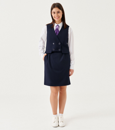 Юбка Panda Kids ПА-264551A синий - фото 2