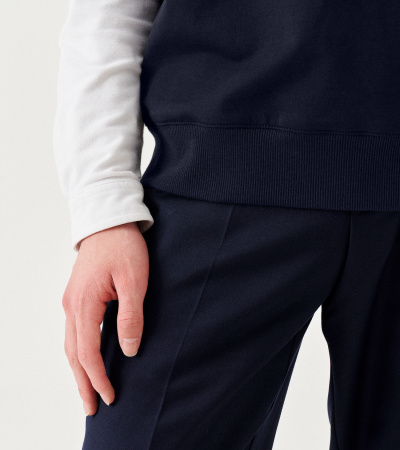 Полуприлегающий жилет для мальчика из хлопчатобумажной ткани Panda Kids ПА-264338 синий - фото 9