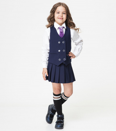 Жилет Panda Kids ПА-302337B синий - фото 4