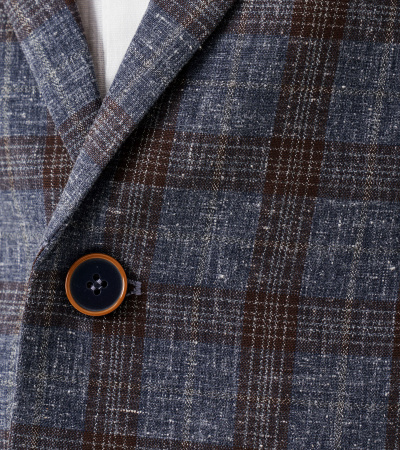 Пиджак классический для мальчика на пуговицах Panda Kids ПА-353030 синий - фото 10