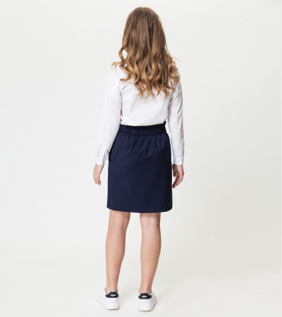 Юбка из ткани с классической длиной Panda Kids ПА-357450BA синий - фото 3