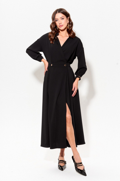 Черное платье на каждый день и для особых случаев Lyushe 3976 - фото 10