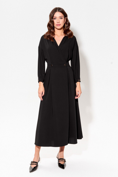 Черное платье на каждый день и для особых случаев Lyushe 3976 - фото 1