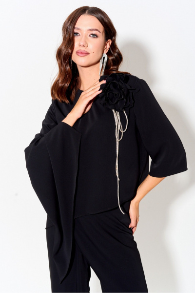 Нарядный комплект блузы и брюк из текстиля Lyushe 3977 - фото 10