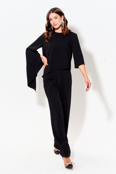 Нарядный комплект блузы и брюк из текстиля Lyushe 3977 - фото 7