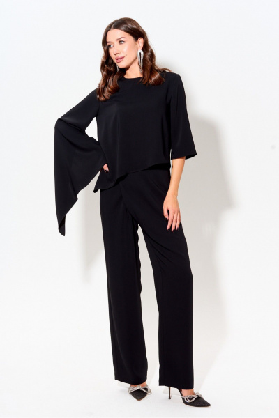 Нарядный комплект блузы и брюк из текстиля Lyushe 3977 - фото 2