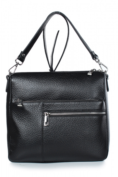 Сумка классическая из натуральной кожи на каждый день Galanteya 124.24с471к45 черный - фото 2