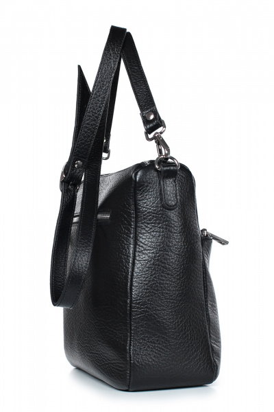 Сумка классическая из натуральной кожи на каждый день Galanteya 124.24с471к45 черный - фото 4