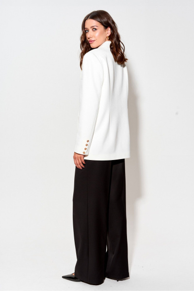 Жакет деловой из искусственной замши с карманами Lyushe 3988 - фото 11