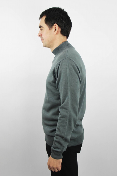 Свитер свободный с высоким воротником-стойкой Полесье С3012-15 5С1749-Д43 182,188 черный_жемчуг - фото 2