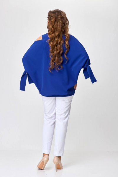 Трансформерное платье с рукавом летучая мышь и асимметричным вырезом Solomeya Lux 974 - фото 6