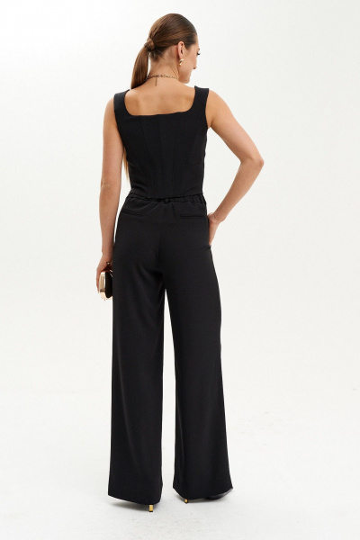 Корсет элегантный из костюмной ткани с регилином для фигуры Ketty К-23240 - фото 5