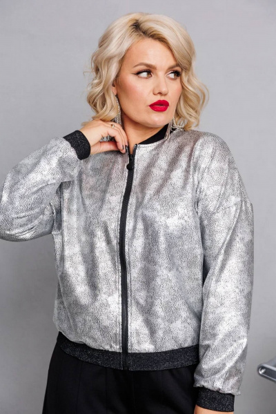 Брюки, бомбер Runella 1654 серый - фото 9