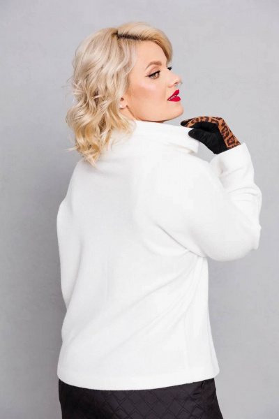 На каждый день блуза и стеганая юбка с рукавом хомут Runella 1652 - фото 7