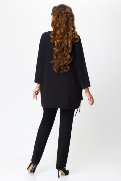 Демисезонная свободная черная блузка из вискозы Svetlana-Style 2043 черный - фото 3