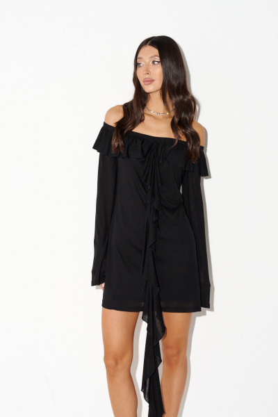 Платье прилегающего силуэта из тонкой текстильной ткани ANNETE A3639 - фото 3