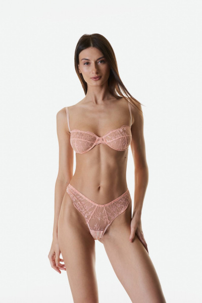 Балконет из кружева с мягкой чашкой и поддержкой Milady 110 63.0 - фото 3