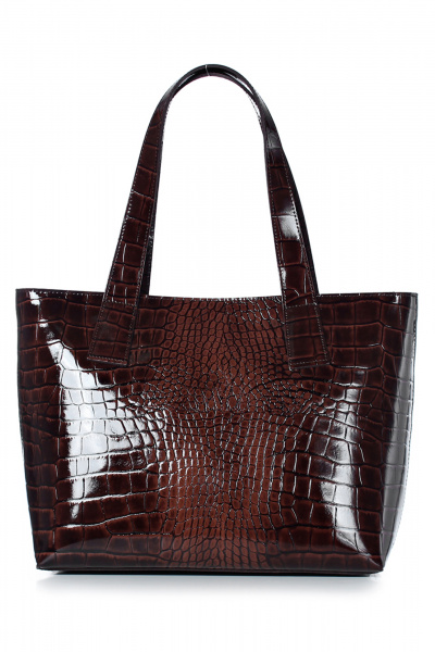 Коричневая сумка из натуральной кожи с короткими ручками Galanteya 9323.23с478к45 коричневый - фото 2