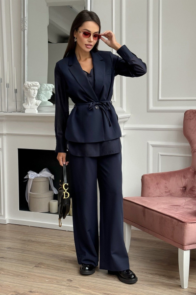 Костюм из тканей с воротником пиджачного типа и брюками Kaloris 2137/1 - фото 8