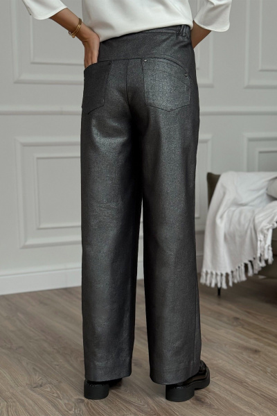 Брюки прямые из текстиля на каждый день Kaloris 2151 - фото 5