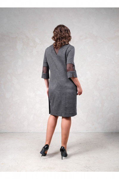 Нарядное платье из строгой вискозы и трикотажа Avanti 1282-4 - фото 2