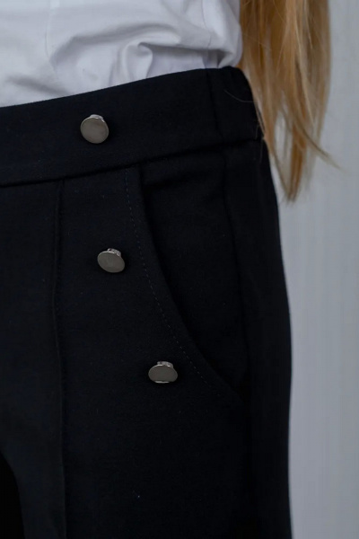 Школьные брюки для девочки из плотного трикотажа Tammi 1Т85-24/2 - фото 7