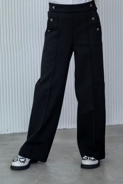 Школьные брюки для девочки из плотного трикотажа Tammi 1Т85-24/2 - фото 5