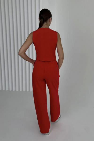 Брюки палаццо женские широкие из текстиля для стильных образов Tammi 3Т89-24/3 - фото 3